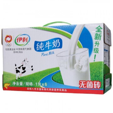 我买了一箱伊利纯牛奶买的时候没看日期买回来