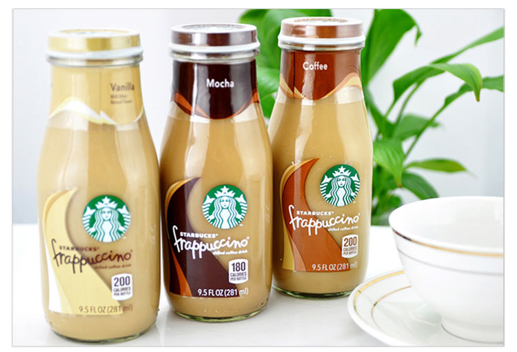 美国进口 星巴克starbucks 星冰乐咖啡味 咖啡饮料 281ml