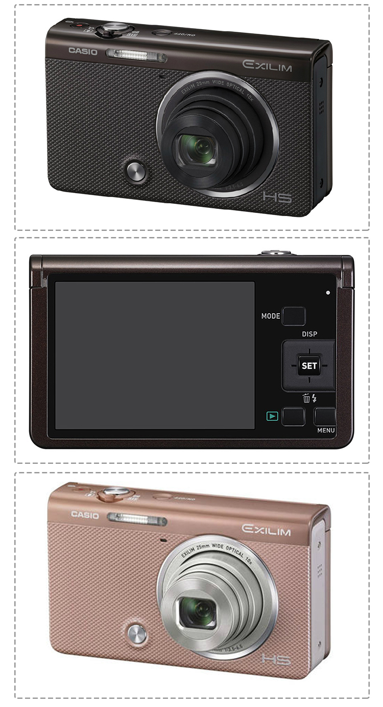 卡西欧(casio) ex-zr50 数码相机 棕色