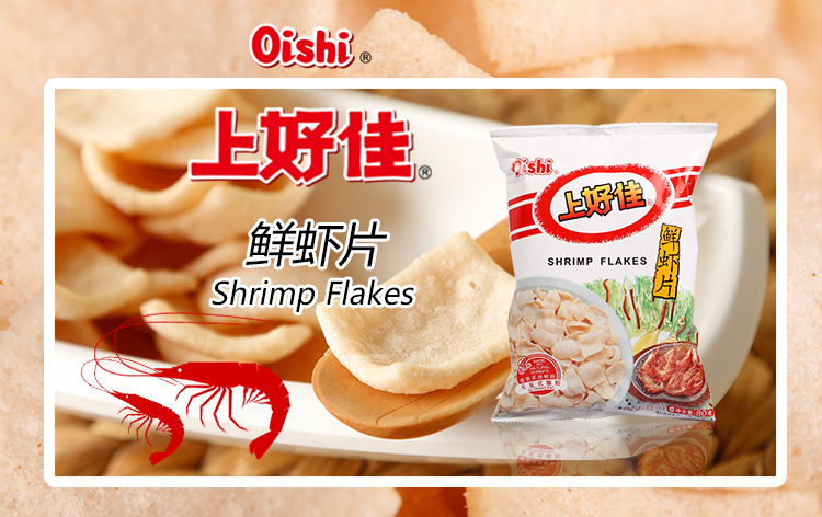 上好佳 鲜虾片 80g\/包