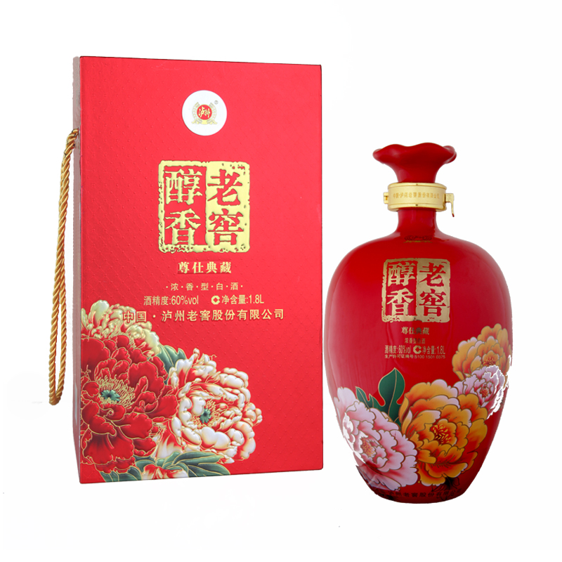 泸州老窖 60度老窖醇香尊仕典藏 1.8l/盒