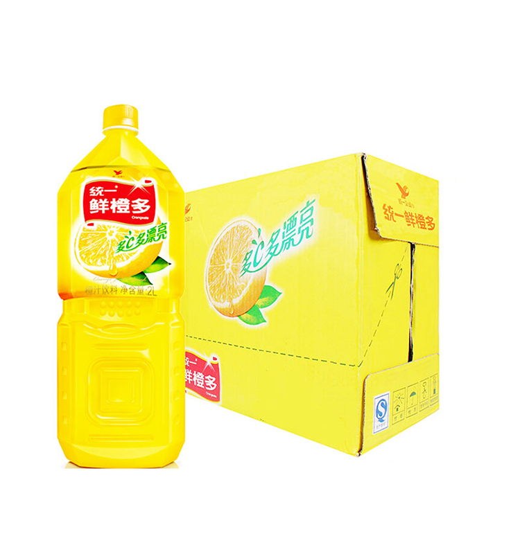 统一鲜橙多饮料 2l/瓶