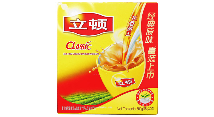 商品名称:立顿经典醇十年经典原味奶茶300g(15g*20)/盒 品牌:立顿