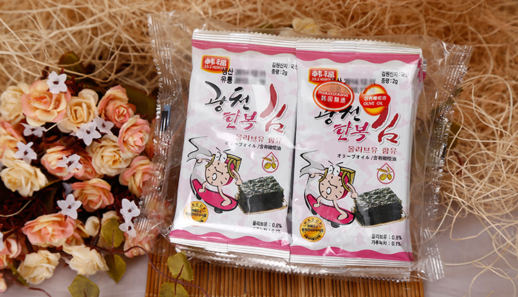 韩福10.2烤紫菜16g\/包