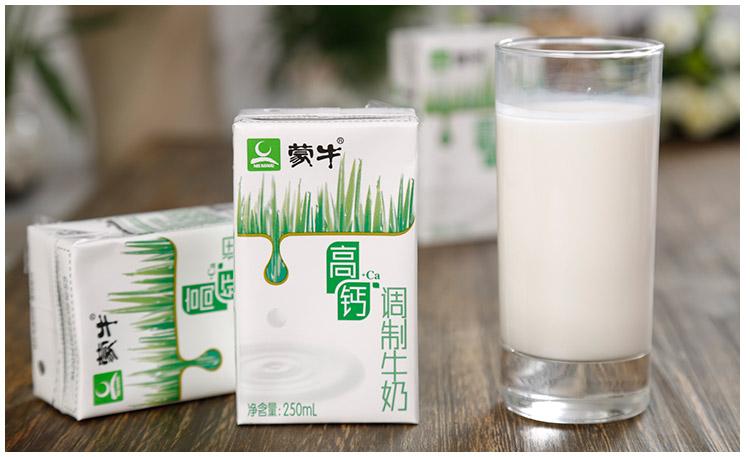 蒙牛高钙调制牛奶 250ml*16盒/箱