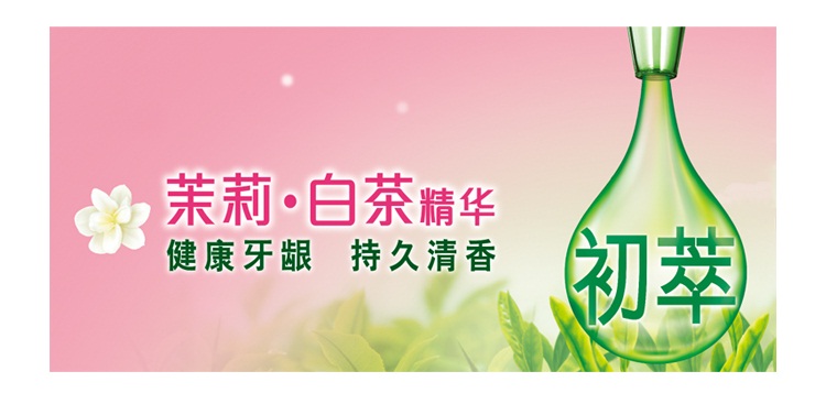 darlie 黑人 茶倍健茉莉白茶牙膏 90g/支
