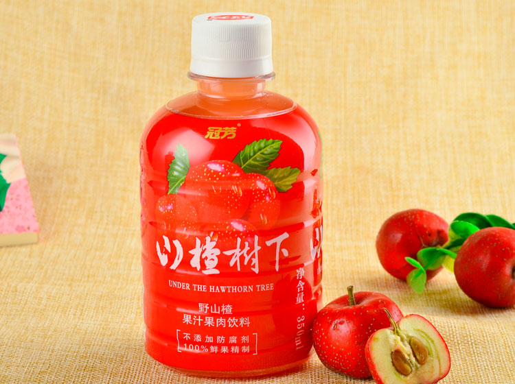 饮料 果蔬汁 冠芳山楂树下山楂汁350ml/瓶  规格参数 品牌:冠芳