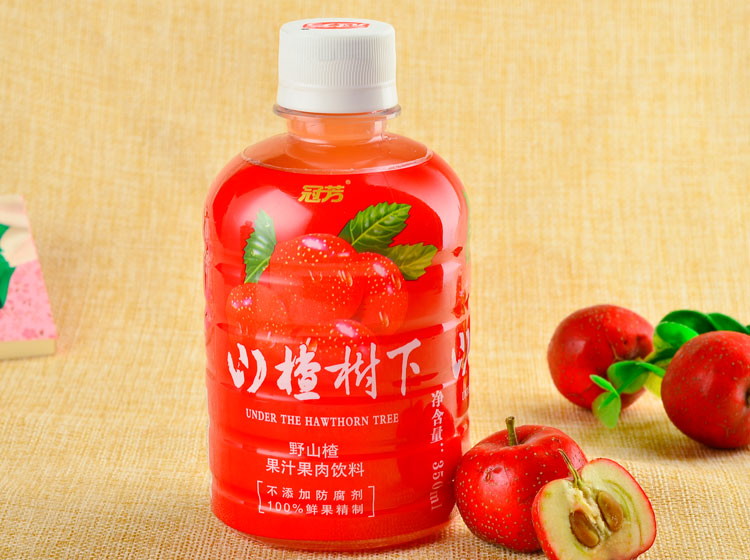 冠芳山楂树下山楂汁350ml/瓶