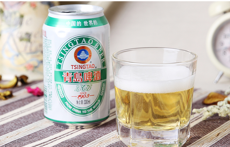 青岛淡爽型啤酒促销装330ml*6/组