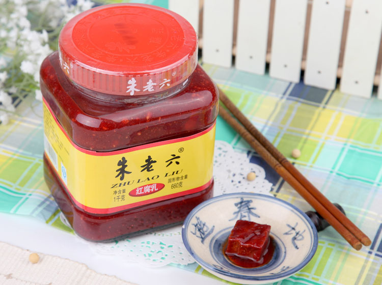 朱老六红腐乳1kg/瓶