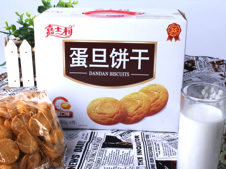 嘉士利蛋旦饼干(鸡蛋口味)800g/盒
