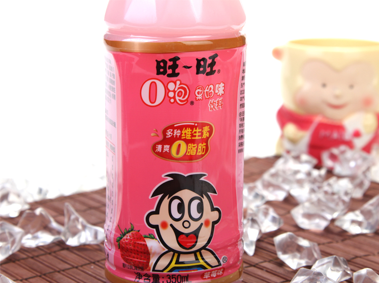 旺旺o泡果奶(草莓味) 350ml/瓶