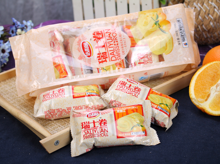达利园瑞士卷橙汁味20克*10/袋