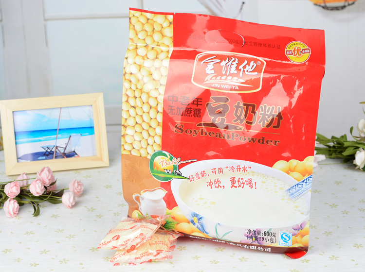 金维他牛奶中老年加钙低糖豆奶粉600克\/袋