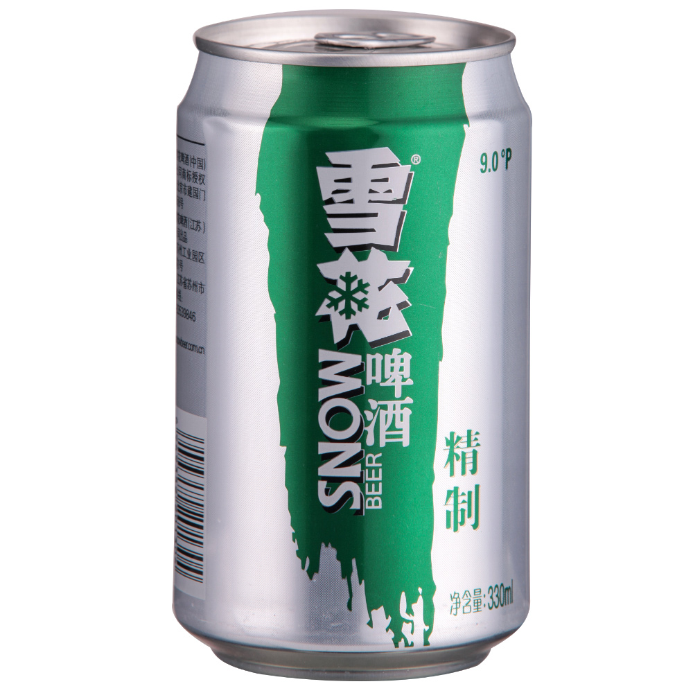 雪花9度精制啤酒 330ml*6罐/组