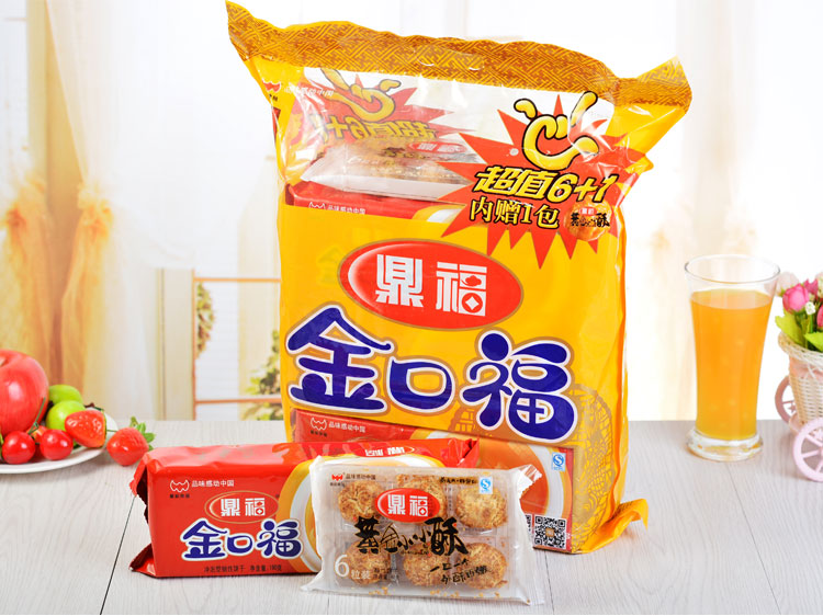 鼎福金口福钙奶饼干1.14kg/包