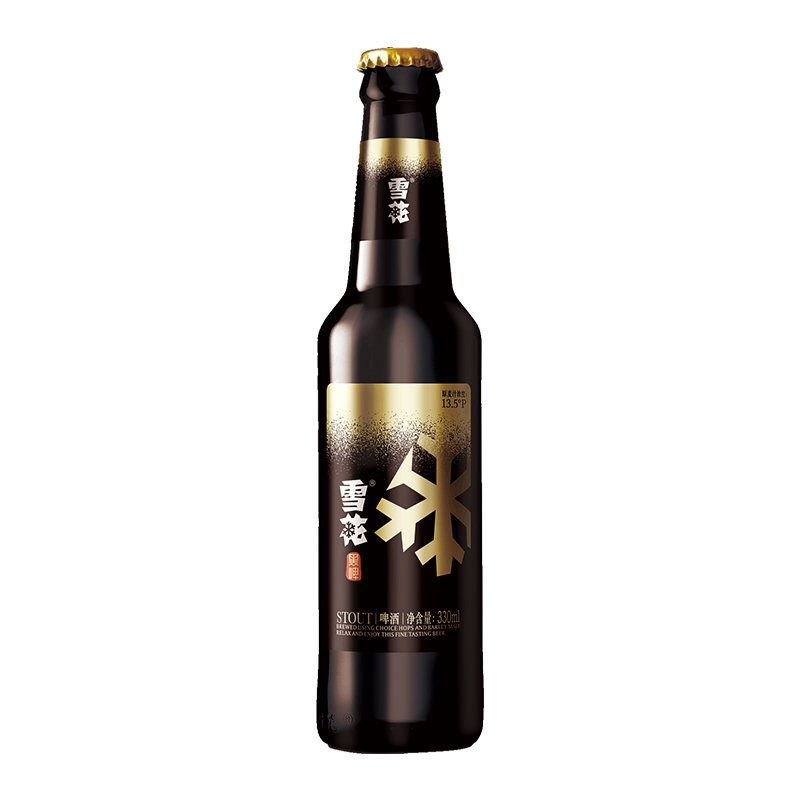 雪花13.5度黑啤 330ml/瓶
