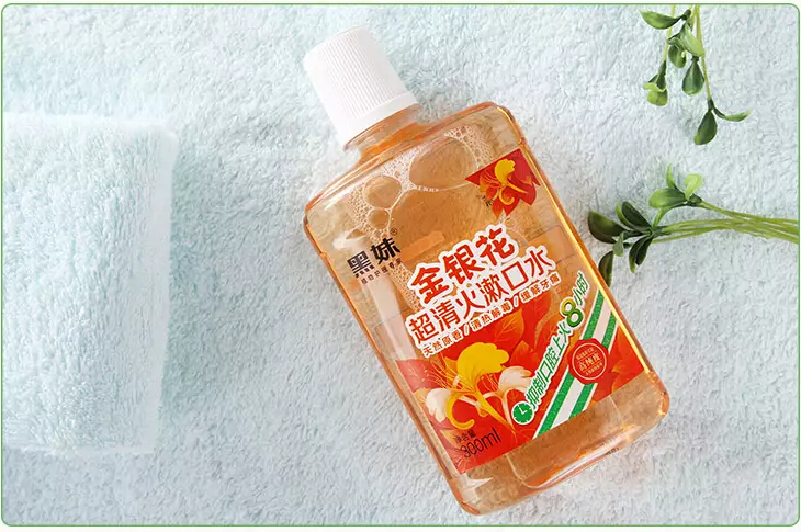 黑妹 金银花超清火漱口水 300ml