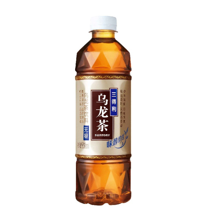 三得利 乌龙茶 无糖 500ml×15瓶整箱装