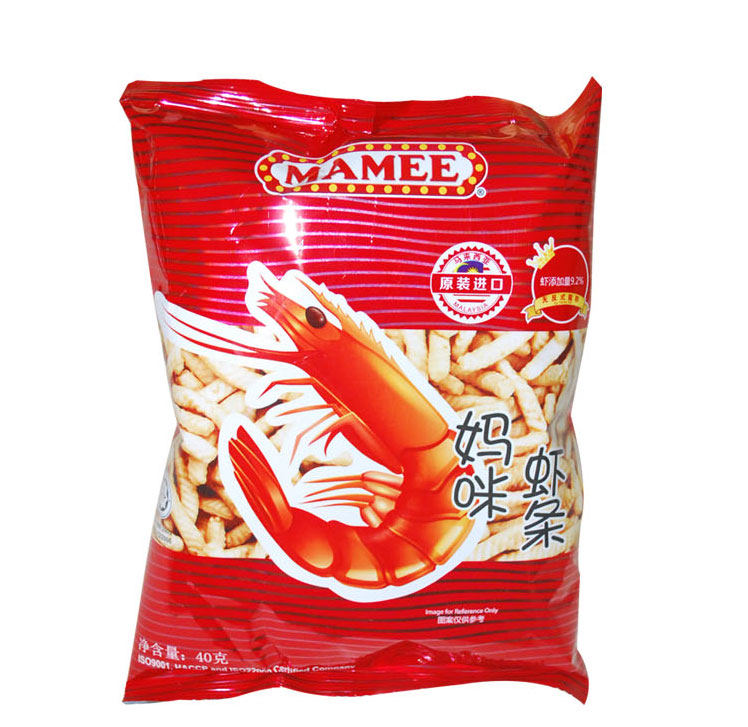 马来西亚进口 妈咪虾条(膨化食品 40g/袋