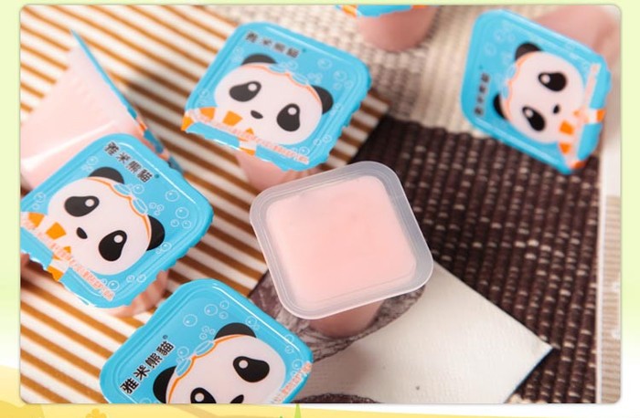 雅米熊猫 葡萄味果冻 288g/盒(台湾地区进口)