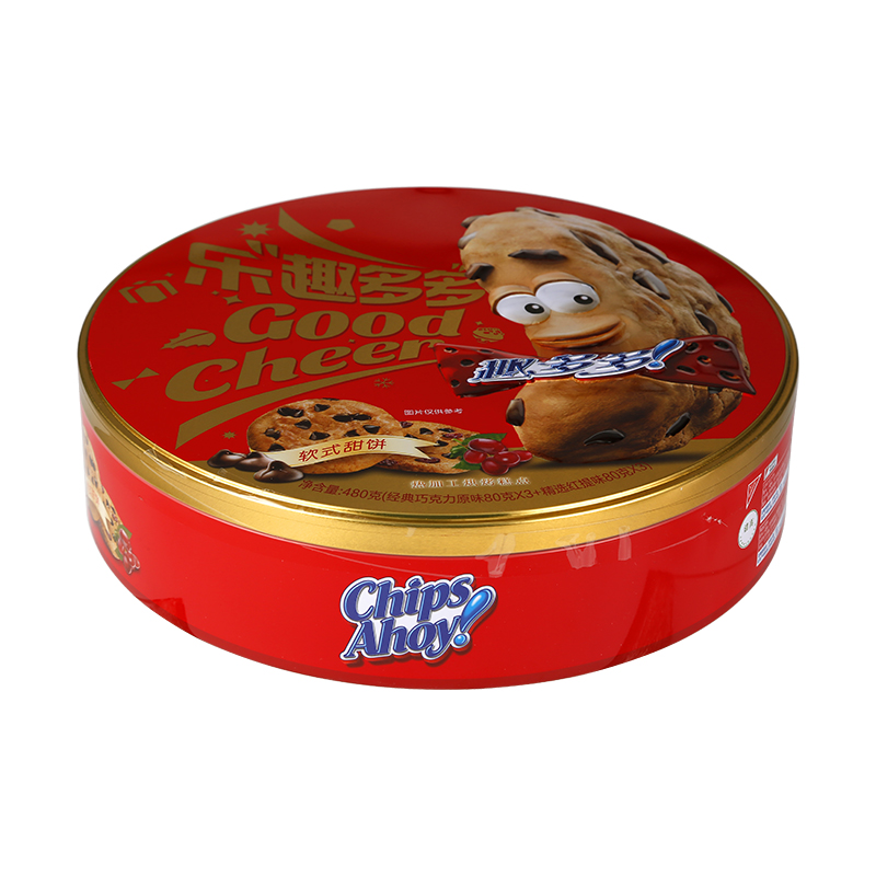 趣多多 软式甜饼 480g/罐
