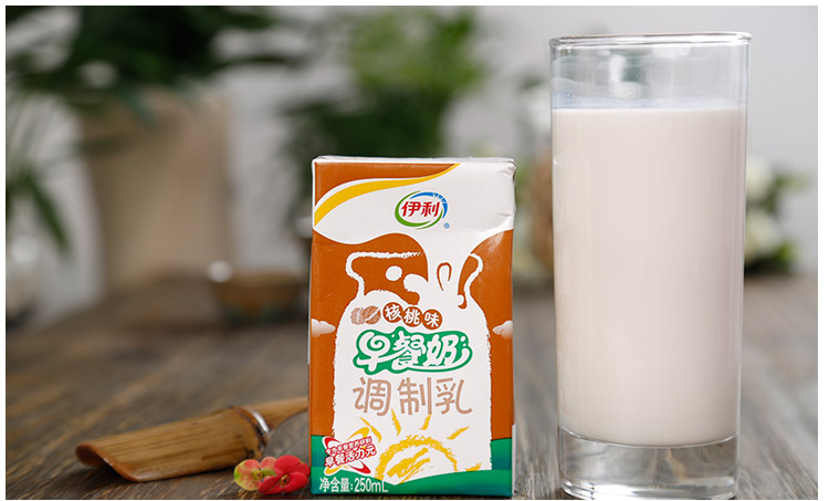 伊利早餐奶核桃味 250ml*24盒/箱