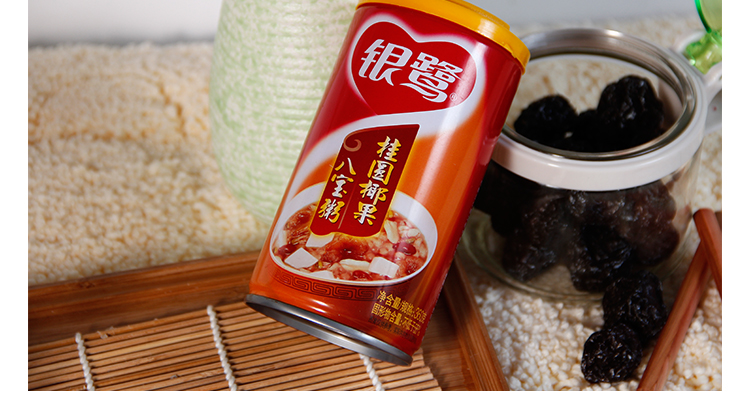 银鹭桂圆椰果八宝粥 360g/罐