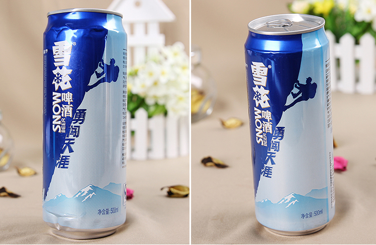 8度雪花勇闯天涯啤酒500ml/听