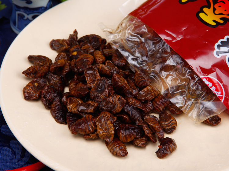 蒿里山牌雄蚕蛹200g/袋