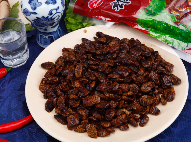 蒿里山牌雄蚕蛹200g/袋