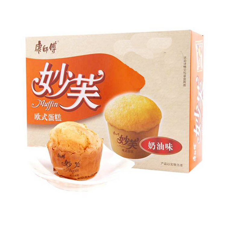 康师傅 妙芙欧式蛋糕 奶油味 192g/盒