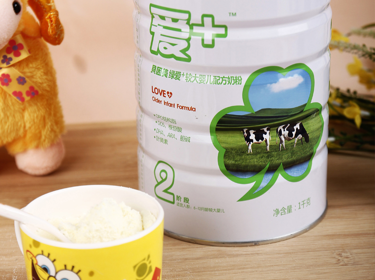 贝因美绿爱 较大婴儿配方奶粉