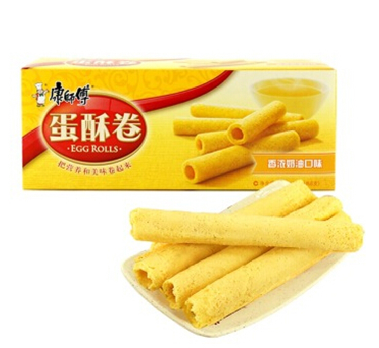 康师傅 蛋酥卷 香浓奶油味 108g/盒