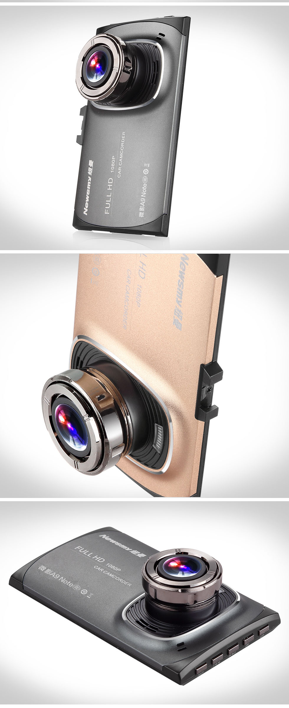 newsmy纽曼 行车记录仪 a9note 黑色