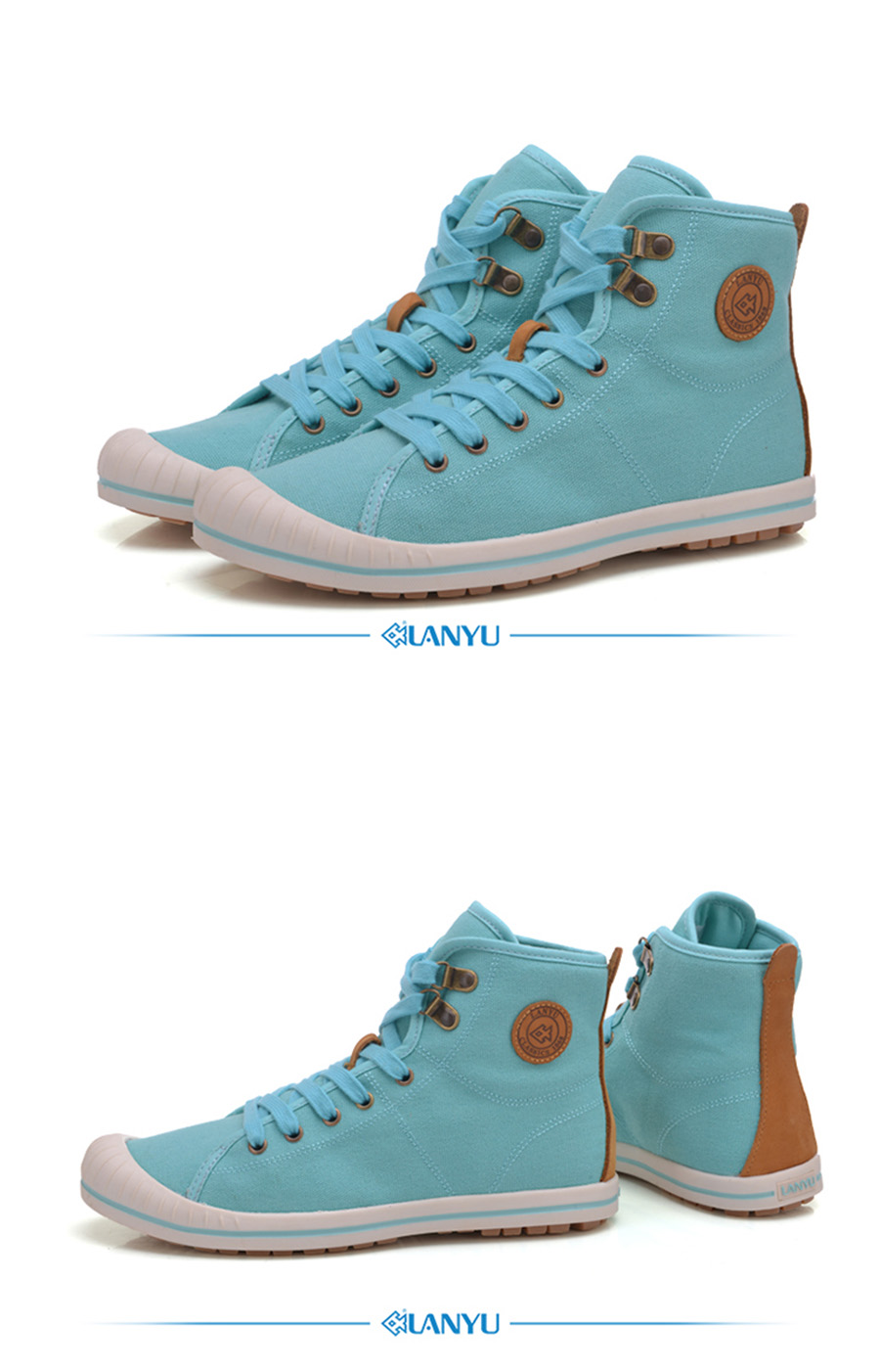 蓝鱼2015新款帆布鞋 休闲鞋 懒人鞋 孕妇鞋ly842018w驾车鞋 帆布鞋