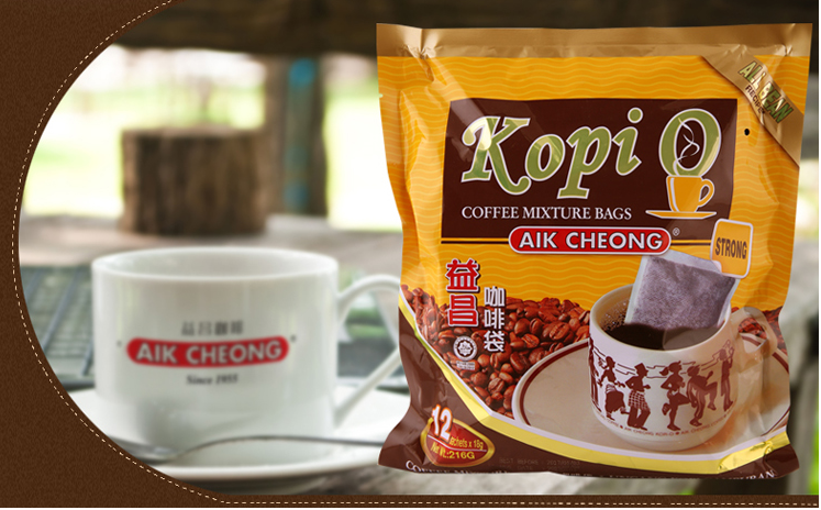 马来西亚进口 益昌 黑咖啡(特浓) 216g