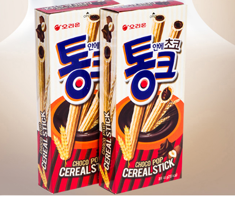 韩国进口 好丽友 tonk榛子巧克力夹心条 44g/盒