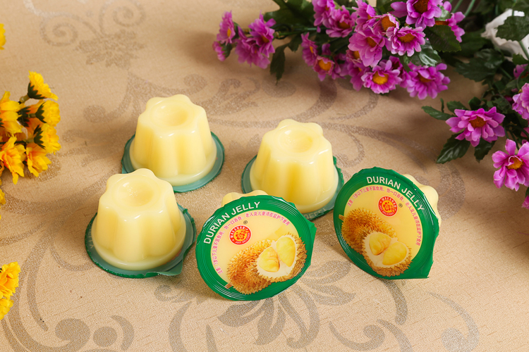 马卡兰榴莲味果冻(含椰果)480g