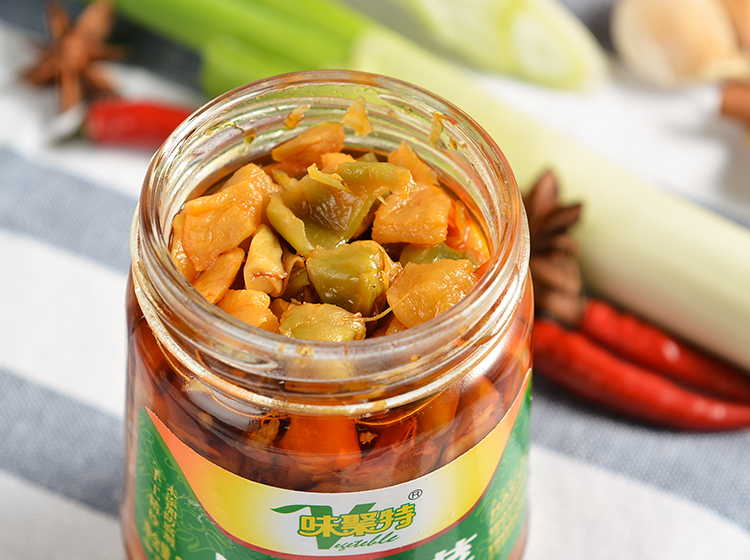 味聚特四川泡菜270克/瓶