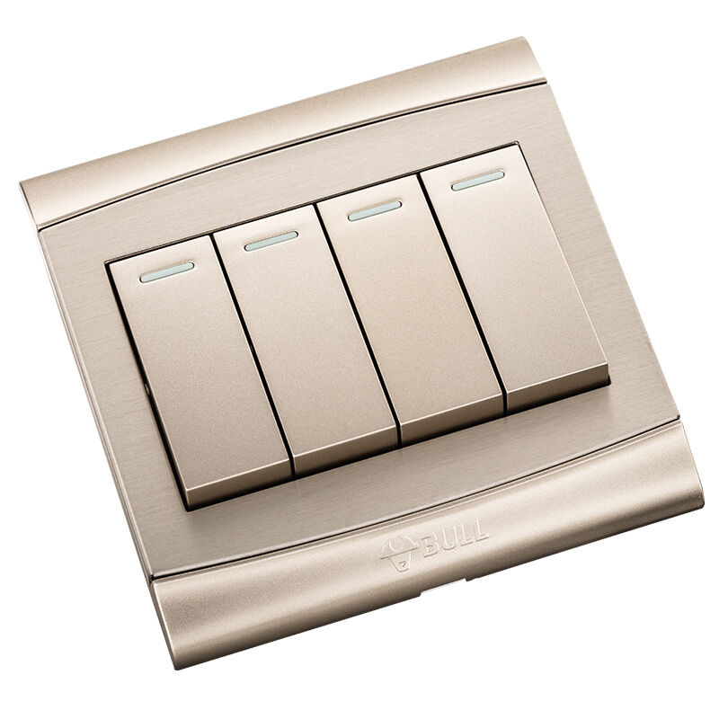 公牛墙壁开关四开双控开关