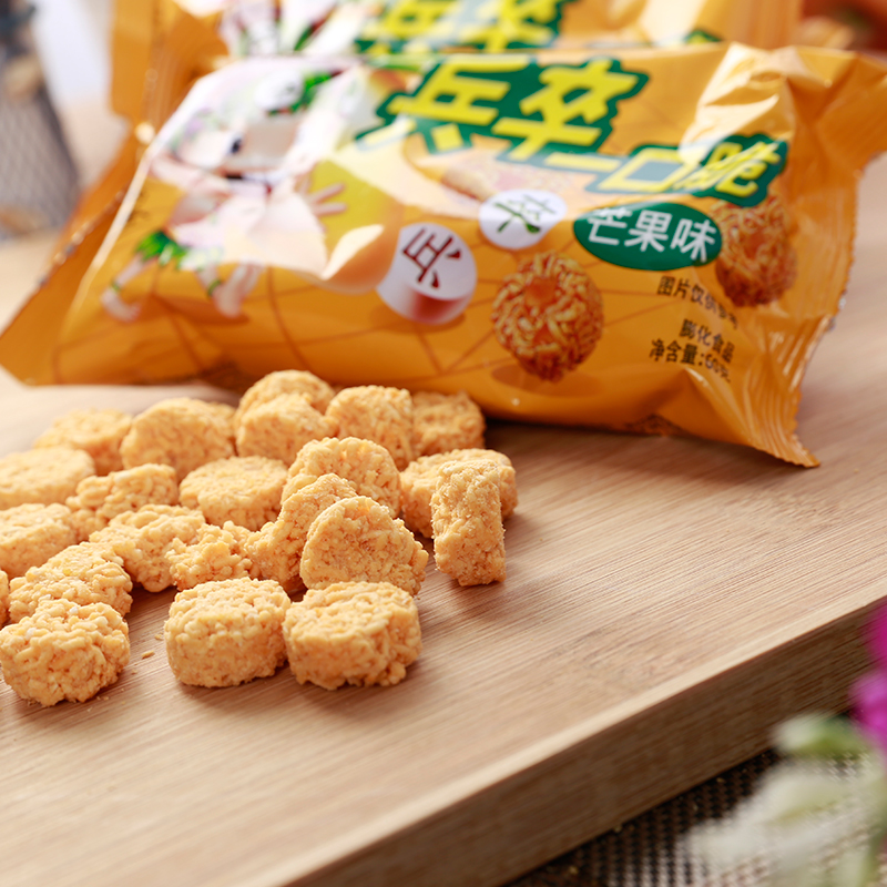 农心兵卒一口脆芒果味60g*30袋/箱